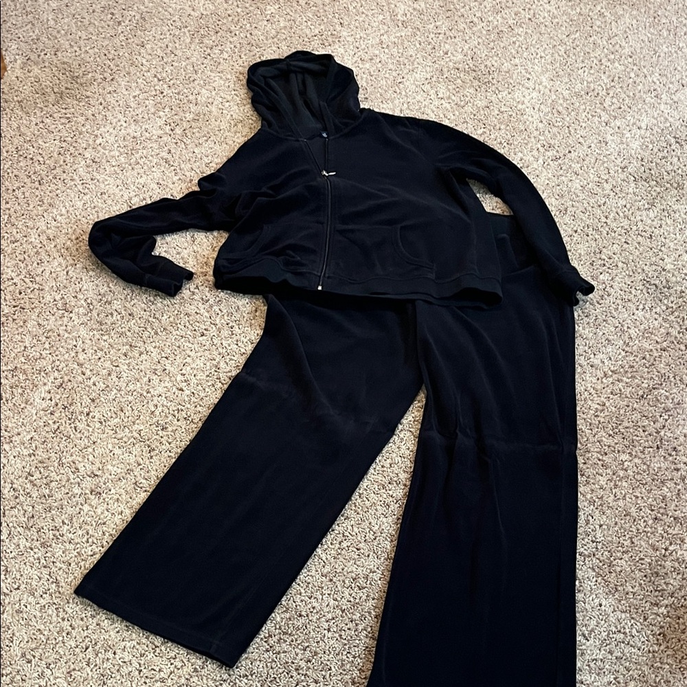 Chadwicks Black Track Pants & Joggers Set